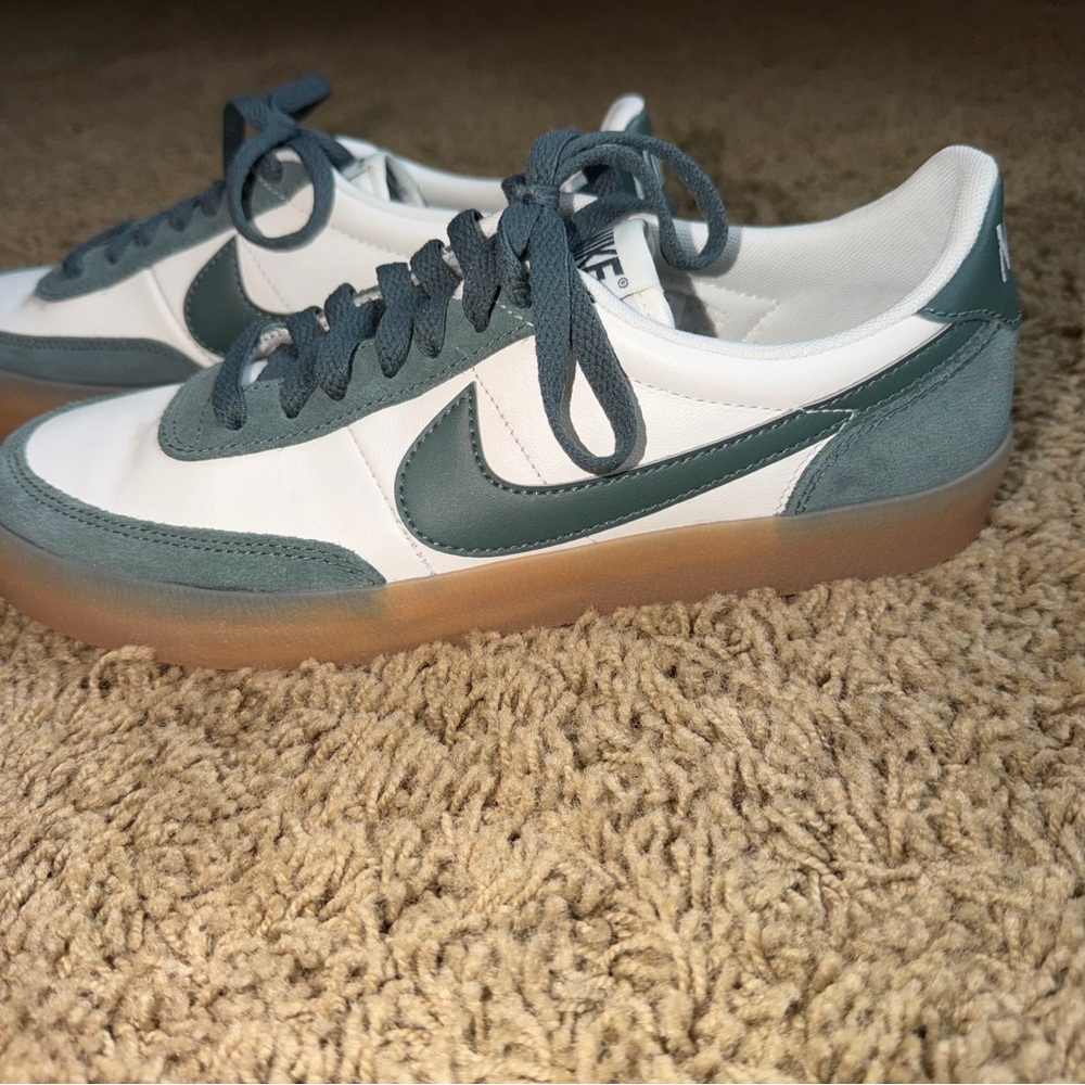 Women’s Nike Killshot 2 Sneakers Off White And Green Size 8.5 - Picture 4 of 7